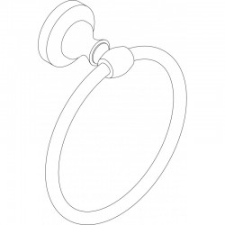 Кръгъл пешкирник за баня Sailor New